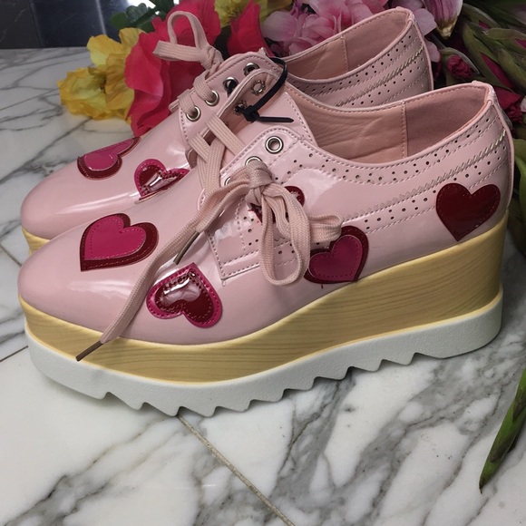 Sneakers Oxfords Platforms NWT Multi Sizes - Picture 2 of 6